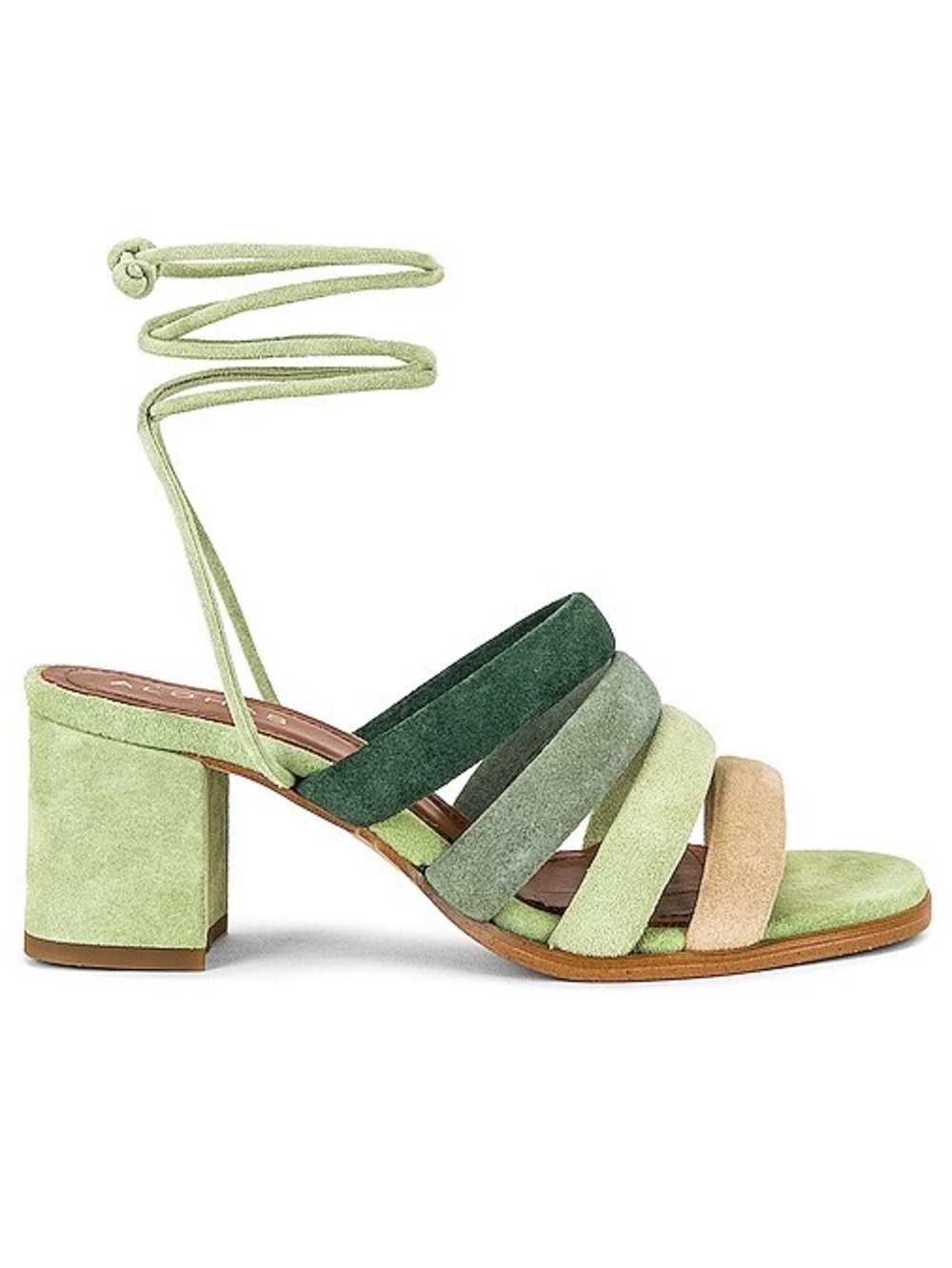 Alohas Letizia suede heels sandals